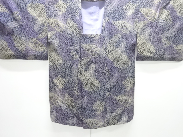 大正ロマン　羽根模様道行コート